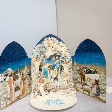 Handmade 3D Pop Up Snowflake Christmas Card | Winter Holiday Card with Envelope | Luxury Christmas Cards | Fast UK Delivery